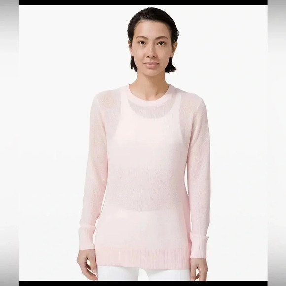 Lululemon Sincerely Yours Pink Glow Sweater 6 - Picture 1 of 6